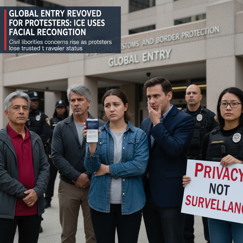Global Entry Revoked for Protesters: Facial Recognition Sparks Civil Liberty Debates
